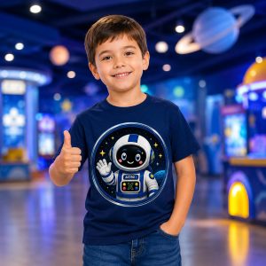Polera Infantil Astro X Azul
